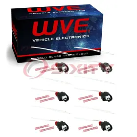 Sx-3rpf Wve 6 Pc Wells Fuel Injector Connectors For 2011-2021 Dodge Avenger Challenger Dc