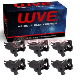 Sx-7fq1 Wve 6 Pc Wells Fuel Injector Connectors For 1989-1999 Chevrolet Beretta Camaro Qc