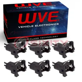 Sx-jr6c Wve 6 Pc Wells Fuel Injector Connectors For 1991-2002 Mercury Cougar Mountaineer Rq