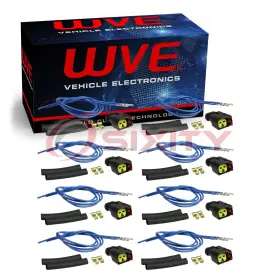 Sx-qh1a Wve 8 Pc Wells Fuel Injector Connectors For 2007-2012 Chrysler 300 Aspen Air Vi
