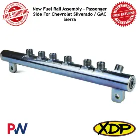 Xd606 Xtreme Diesel Xdp New Fuel Rail Assembly - Passenger Side For Chevrolet Silverado / Gmc Sierra