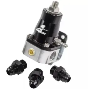 Le-7845bk Yovigee 13129 New Aeromotive Efi Adjustable Fuel Pressure Bypass Regulator