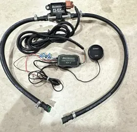 Eca-2 Zeitronix Ethanol Content Analyzer Kit With E% Gauge Used Blue