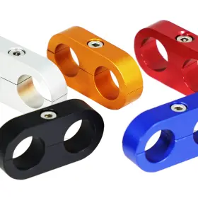 Zspec Design Zsd-571091 Billet Fuel Hose Clamp For Rubber Or Braided 15.1mm I.d. M Inch Red