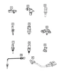 Genuine Mopar Fuel Pressure Sensor 68247772AA New. Price: $300.06.