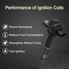 Bdfhyk Ignition Coil Pack Set Of 4 Compatible With Honda Accord Civic Cr-v Eleme New. Price: $60.75.