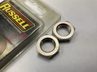 (2) Russell 661891 6AN (9/16" -18) Thread Bulkhead Nut Endura Adapter Fittings New. Price: $17.95.