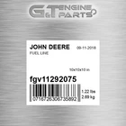 FGV11292075 Fuel Line Fits John Deere (surplus Open Box) New. Price: $153.61.