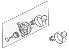 Genuine Audi Alternator 059-903-019-H New. Price: $1149.44.