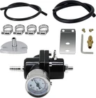 0-140 Psi Universal Aluminum Adjustable Fuel Pressure Regulator & Gauge W/ Hose New. Price: $18.88.
