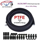 4AN-6AN-8AN-10AN Nylon Braided Ptfe Fuel Line 10FT-20FT With Fitting Hose Kit New. Price: $15.99.