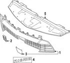 Genuine Nissan Grille Cover 622A1-6GR0A New. Price: $53.97.