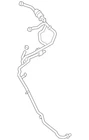 Genuine Porsche Hose & Tube Assembly 946-110-020-36 New. Price: $259.20.