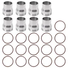8PCS Injector Sleeve W/o-rings For Caterpillar Engines: 3126B 3126E C7 C15 New. Price: $194.46.