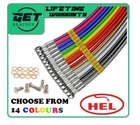 Hel Braided Stainless Brake Hoses Lines For Honda CR250 Rj 1987-1988 New. Price: $87.13.