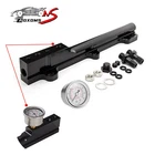 High Flow Fuel Rail W/pressure Gauge For Honda D-series D15B7 D15B8 D16A6 D16Z6 New. Price: $41.99.