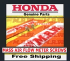 Mass Flow Meter Screw Bolt Cleaner Airbox Motor For Honda Pilot 16-21 Used. Price: $24.45.