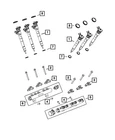 Genuine Mopar Fuel Rail Remanufactured R8148329AB. Price: $149.80.