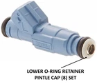 For Bosch Type 3 Fuel Injector Lower O-ring Retainer Pintle Cap Kit Set Of 8 New. Price: $9.99.