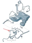 New Audi A8 Fuel Feed Line 4H0201215M Original. Price: $26.36.