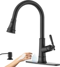 Matte Black Touchless Kitchen Faucet With Pull Down Sprayer & Motion Sensor New. Price: $166.99.