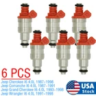 6X Fuel Injector 33007127 For Jeep Wrangler Cherokee 1987-1998 I6 4.0L New. Price: $59.99.