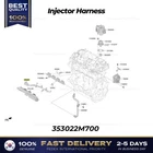 Genuine Injector Harness 353022M700 For Hyundai Tucson Hybrid Kia Seltos New. Price: $184.00.