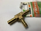 Dorman 55106 1/4 In. Barb Brass Tee Connector New. Price: $8.99.