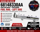 New Oem Mopar 68148330AA Ecodiesel Fuel Rail Left 13-19 Jeep Ram 3.0. Price: $279.99.