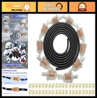 1/4" Fuel Hose & Inline Filter Combo With 40 Clamps For Automotive Mowers New. Price: $37.99.