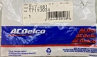 New Genuine Acdelco 217-461 Seal Kit, Fuel Injection Rail 93-05 Gm 17113034. Price: $13.59.
