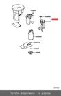 Genuine Oe Pressure Reg Fuel 2302074010 For Toyota 23020-74010 Neu. Price: $122.62.