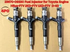 4PC 23670-09330 Fuel Injector For Toyota Engine Hilux-ftv 2KD-FTV 1KD-FTV D-4DFS Used. Price: $360.00.