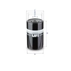 Ufi 24.261.00 Fuel Filter Neu. Price: $32.57.