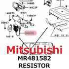 New Mitsubishi Genuine Lancer Evolution Resistor MR481582. Price: $97.99.