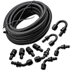 Maxpeedingrods 6AN Fuel Line Kit, 3/8" Hose, Transmission Cooler New. Price: $72.93.