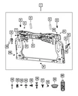 Genuine Mopar Specialty Nut 68378487AA New. Price: $6.44.