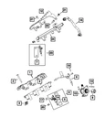 Genuine Mopar Fuel Injector Clip 68465820AA New. Price: $21.99.