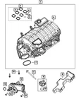 Genuine Mopar Short Runner Valve Actuator Seal 4627683AA New. Price: $8.57.
