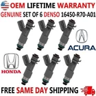 Oem New Denso X6 Fuel Injectors For 2008-2016 Acura Honda 3.5L 3.7L V6. Price: $228.80.