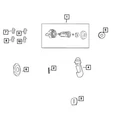 Genuine Mopar Latch Clip Kit 2010-2025 Chrysler Dodge Jeep Ram 68078076AB New. Price: $22.95.