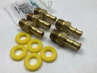 5 Pack - Edelmann 7444660 Push On 3/8" Hose Fitting X Male Pipe Thread New. Price: $17.95.