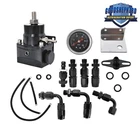 Adjustable Fuel Pressure Regulator Kit 100PSI Guage AN6 Fitting Universal Black New. Price: $38.09.