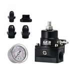 Fuel Pressure Regulator AN8 Feed & AN6 Return Line + 0-160PSI Gauge Set New. Price: $30.99.