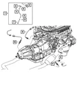 Genuine Mopar Exhaust Back Pressure Sensor 5035213AA New. Price: $86.64.