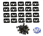 Rear Window Trim Reveal Clips Kit Fits 68 69 70 Dodge Charger Rt Mopar New. Price: $19.95.