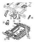 Genuine Mopar Mounting Bracket 5064399AD New. Price: $69.82.
