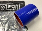 Vibrant 2710B Straight Air Intake Hose Aramid Coupler, 2.5" X 3.00" Long Blue New. Price: $19.95.