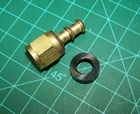 Edelmann 741540 5/16" (1/2"-20) Swivel Female Inverted Flare X 1/4" Hose New. Price: $10.50.