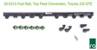 Radium 20-0215 Top Feed Fuel Rail Kit For Toyota Supra 2JZGTE 92-02 Turbo New. Price: $189.95.